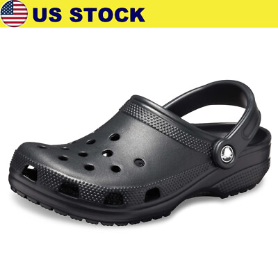 #ad Crocs Unisex Adult Classic Slip On Sandals Ultra Light Water Friendly Clogs $20.99