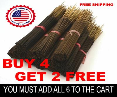 HEAVILY SCENTED INCENSE STICKS HAND DIPPED 11quot; Sticks 50 Bundle Wholesale $5.77