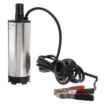 #ad 12V DC Electric Submersible Water Oil Diesel Fuel Transfer Submersible Pump P3U8 $12.39
