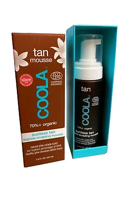 #ad COOLA Sunless Tan Express Sculpting Mousse PIna Colada Scent 7.0oz New Sealed $34.99