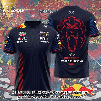 #ad Red Bull Racing F Champion For Fans 3D Shirt Sport Fan Unisex Tee S 5XL $25.99