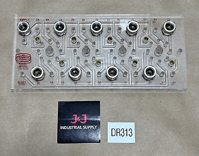 #ad NEW NO BOX Clippard Model CM 016 Pneumatic Circuit Board Subplate WARRANTY $200.00