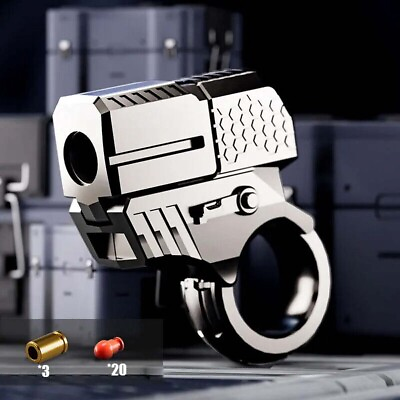 #ad Alloy Gun Fidget Ring EDC Fidget Spinner Metal Hand Spinner Adult Fidget Toys $21.99