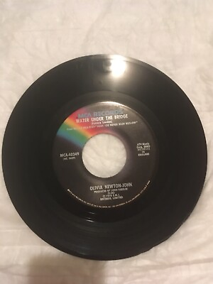 #ad #ad Olivia Newton John Water Under The Bridge Have You Never Been Mellow 45 Vinyl $4.00