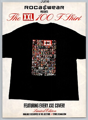Roca Wear Presents The XXL T Shirt Promo 2008 Full Page Print Ad #ad $11.99