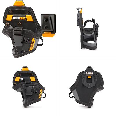 #ad Compact Drill Holster In Black With Cliptech Hub Drill bit Pockets And Robust $23.99