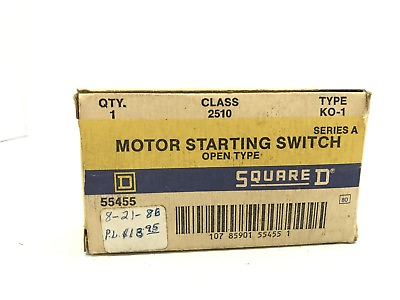 #ad #ad Square D 55447 Motor Starting Switch Nema Type 1 Enc $20.00