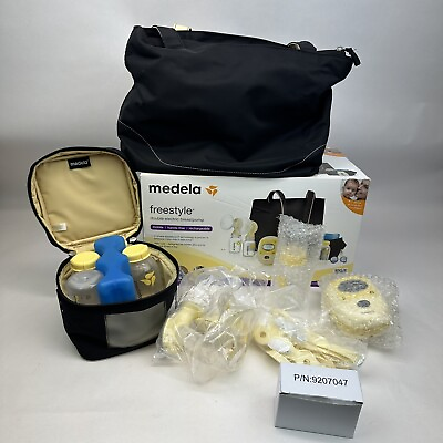#ad Medela Freestyle Double Electric Breast Milk Pump Hands Free Rechargeable 67060 $199.44