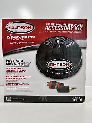 #ad Simpson Professional Pressure Washer Accessory Kit $84.99