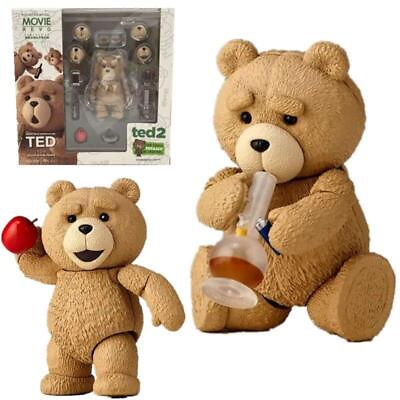 #ad For TED 2 Movie Teddy Bear 10CM Boxed Movable Action Figure Toy Collectors Model $29.04