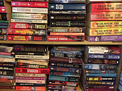 #ad Mystery Thrillers Build Your Own Paperback Lot You Choose Books Authors H O $4.00