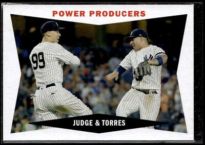 #ad 2020 Topps Archives #60CC JT Power Producers Aaron Judge Gleyber Torres $1.99