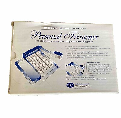 #ad The Creative Memories Collection Personal Trimmer Cut For Photo and Paper 2002 $29.99