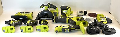 #ad Ryobi One 18V 8 Tool Kit With Two 4 Ah amp; One 1.5 Ah Batteries Model PCL1800K3N $399.99
