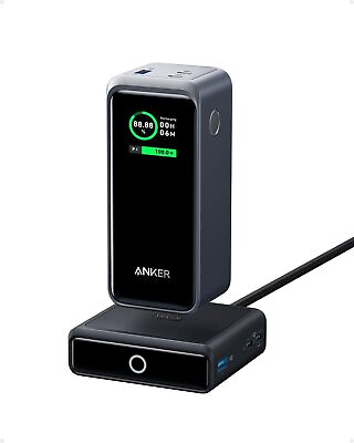#ad #ad Anker Prime Power Bank 200W 20000mAh Portable Charger 3 Ports100W Charging Base $139.99
