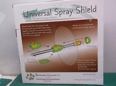 #ad universal spray shield for standard pressure washers $14.99