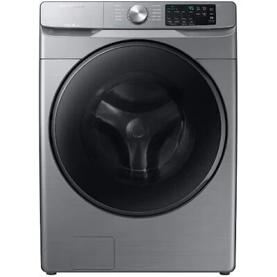 #ad Samsung 4.5 cu ft High Efficiency Stackable Steam Cycle Front Load Washer Plati $1900.00