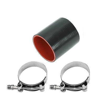 #ad 2.75quot; ID 70MM STRAIGHT TURBO INTAKE PIPING SILICONE COUPLER HOSE BKRDT CLAMP $8.78