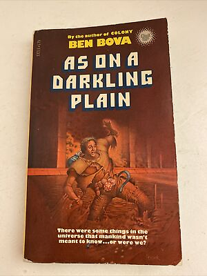 #ad #ad AS ON A DARKLING PLAIN by Ben Bova First New Dell 1978 $4.99