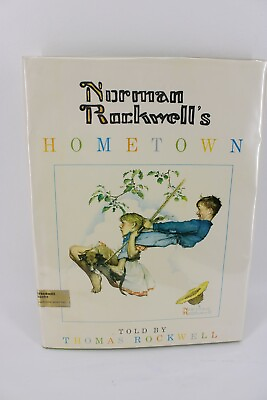#ad Vintage Norman Rockwell Hometown Book Told by Thomas Rockwell $54.99