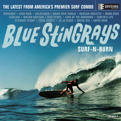 #ad Blue Stingrays Surf N Burn Blue Vinyl New Vinyl LP Blue Colored Vinyl $28.19