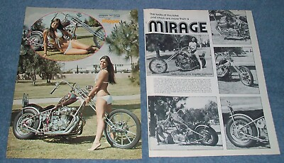 #ad 1975 Custom Honda Powered Chopper Vintage Motorcycle Article quot;Miragequot; $11.99