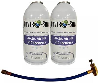 #ad Arctic Air for R12 w Charging Hose 2 Can Kit $50.99
