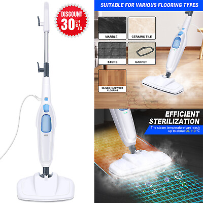 #ad #ad Wet amp;Dry Steam Mop Hot Cleaner Floor Carpet Window Washer Hand Hot Steamer 1500W $53.12