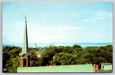 #ad #ad View Of Casco Bay From Observatory Portland Maine ME Postcard VTG $7.99