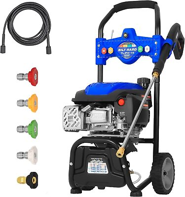 #ad #ad Gas Power Pressure Washer 3100 PSI 2.4 GPM 5 Nozzle Tip 25ft Hose with Soap Tank $249.99