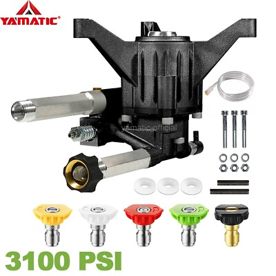 #ad YAMATIC 3000 PSI 2.5 GPM 7 8 Shaft Vertical Pressure Washer Pump 7 HP 180 cc $83.99