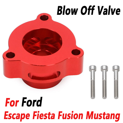 #ad Turbo Blow Off Valve Adapter BOV For Ford Mustang Fusion Fiesta Escape NEW Red $19.98
