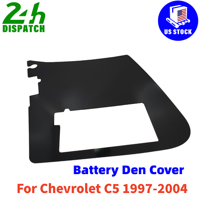 Corvette Battery Den Cover Plate Black ABS Plastic For Chevrolet C5 1997 2004 #ad $22.50