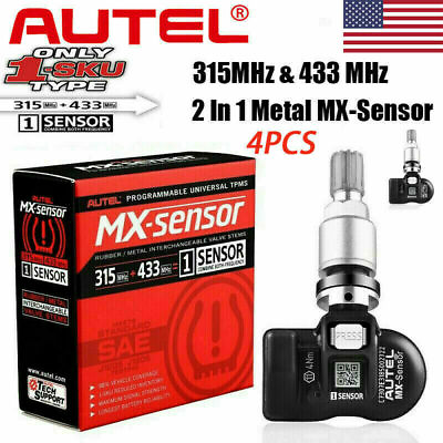 #ad Autel MX Sensor 2in1 315Mhz amp;433Mhz Monitoring TPMS Sensor Tire Pressure Tool $109.00