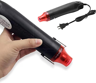 #ad Mini Heat Gun 300W Handheld Heat Gun Dual Temperature 392℉ amp; 662℉ Hot Air Gun El $16.14