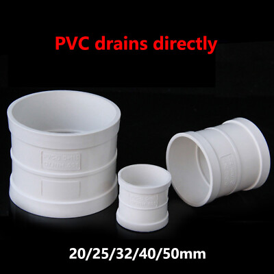 #ad PVC Water Supply Pipe Fittings Straight Connectors Joint Irrigation Water Parts $103.61