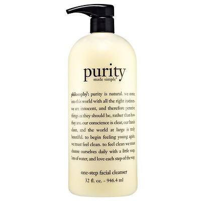 #ad PHILOSOPHY PURITY MADE SIMPLE CLEANSER 32 oz BRAND NEW AMAZING WITH PUMP $51.39