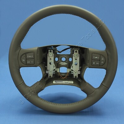 #ad GM OEM Neutral Leather Steering Wheel Cruise amp; Audio 15860963 05 06 Cobalt $123.49