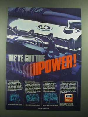 #ad 1988 Ford Gasoline Dry Fuel and Diesel Engines Ad We#x27;ve Got the Power $19.99