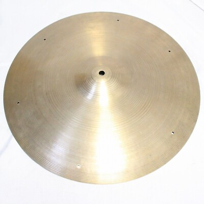 #ad Used ZILDJIAN Late50s A Small Stamp 18quot; 1448g w sizzle hole Old A Ride Cymbal $533.00
