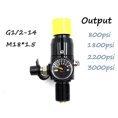 #ad ✅Paintball PCP Air Compressors HPA 4500psi Tank Regulator Valve Output Pressure✅ $33.49