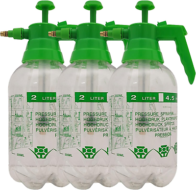 #ad Hand Held Garden Sprayer Pump Pressure Water Sprayer 2 Liter Half Gallon for Law $55.80