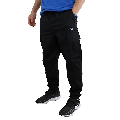 Champion Men#x27;s Cargo Track Pants 5 Pocket Athletic Activewear Sports Gym Pant #ad $19.99