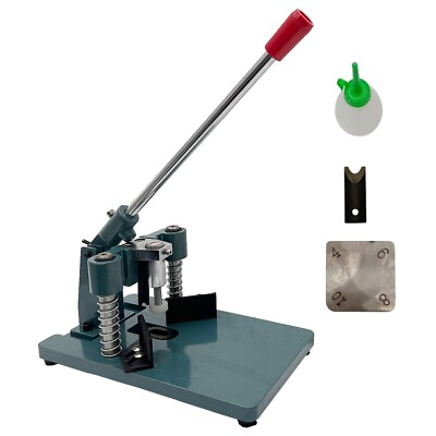 #ad All Metal Manual Corner Rounder Cutter with Paper Pressure R6R10 Blade Cut $88.20