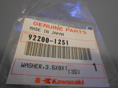 NOS Kawasaki Washer KLF300 KLF220 KVF400 92200 1251 $9.99