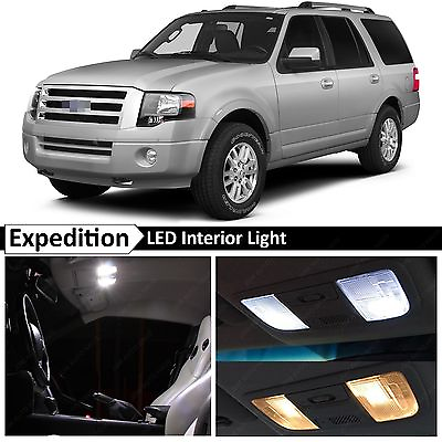 #ad 17x White LED Lights Interior Package for 2003 2014 Ford Expedition $15.39