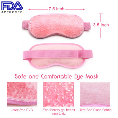 #ad Gel Eye Mask Hot Cold Compress Pack Therapy Cooling Mask for Puffy Dry Eyes $8.54