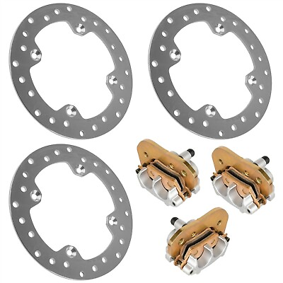 #ad Front Rear Brake Disc amp; Caliper Kit for CanAm 705600999 705600861 705601014 $95.00