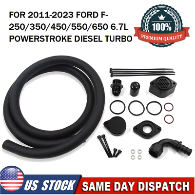 #ad Engine Ventilation Kit for Ford 11 20 6.7L Powerstroke Replacement Black $66.59