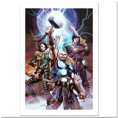 #ad #ad Stan Lee Signed quot;Ultimate Thorquot; Marvel Comics Limited Edition Canvas Art 5 99 $2000.00
